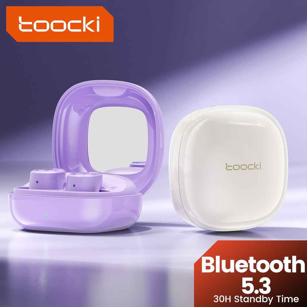 Bluetooth Headset On Ear - Toocki Earphone Bluetooth 5.3 Headphone In-Ear