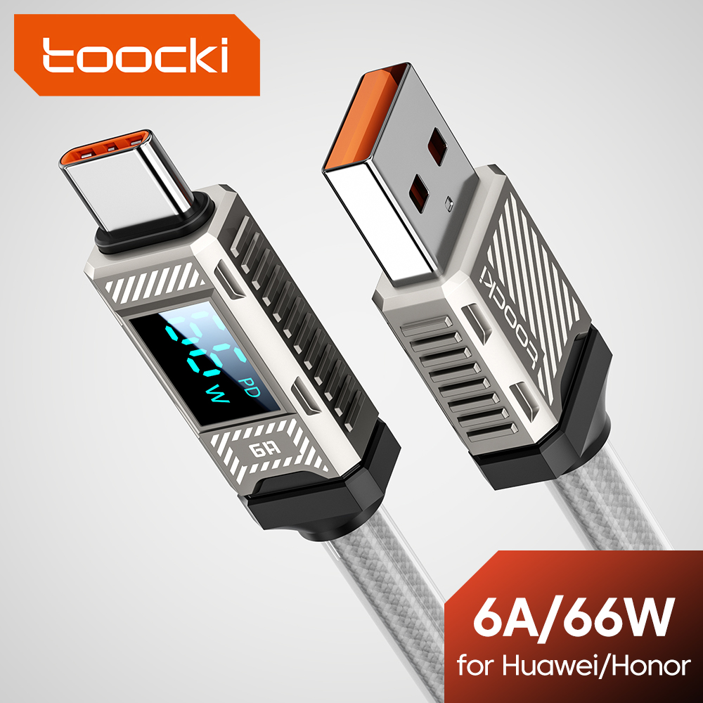 Usb C Earphone - Kabel USB C Toocki PD 66W