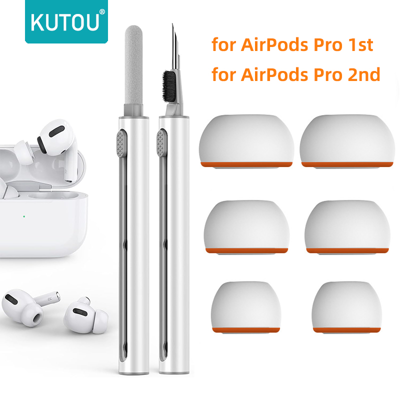 Earphone Foam Tip - Kulou Eartips busa memori untuk Airpods