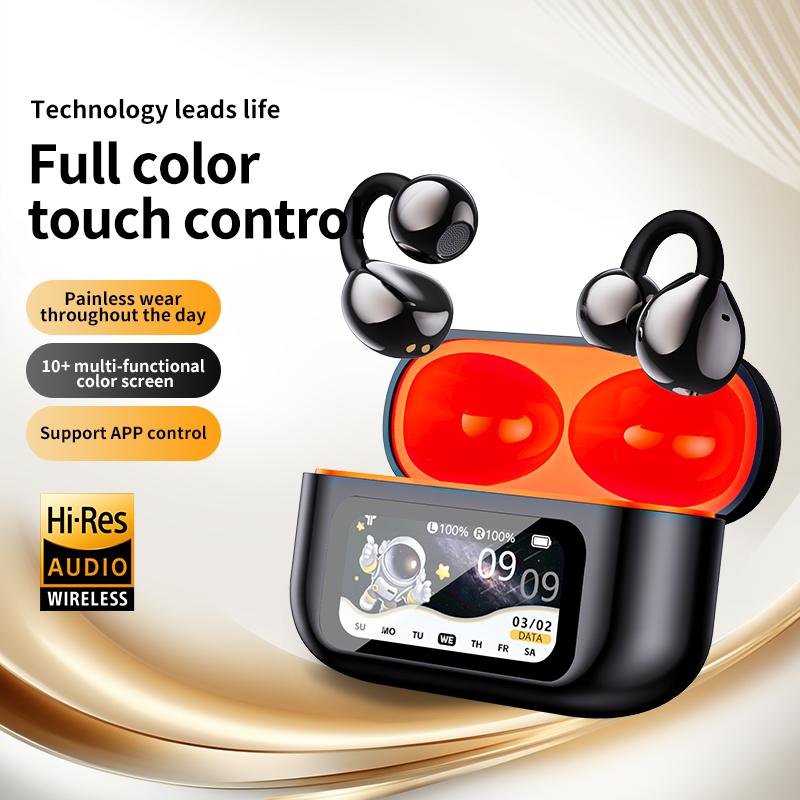 Earbuds Charging Case - Headphone Terjemahan AI Earbuds Nirkabel Sejati