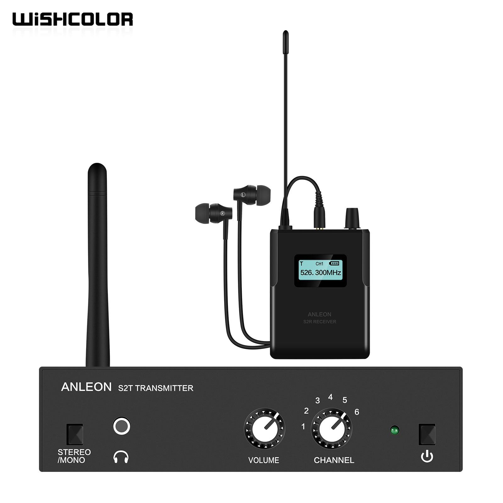 In Ear Monitor Iem - Wishcolor ANLEON S2 526-535MHz sistem Monitor