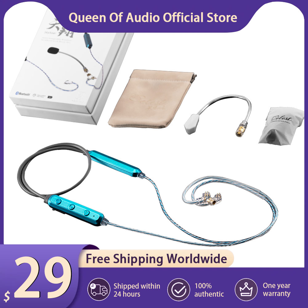 Wired Earphone Mic - Celest SkySoar Kabel Earphone Neckband Bluetooth