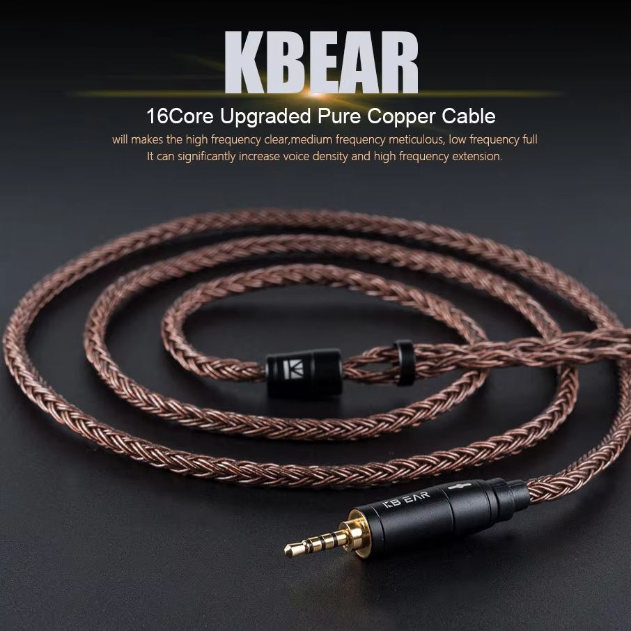 In Ear Monitor Iem - Kabel Headphone IEM 2-Pin KBEAR 16