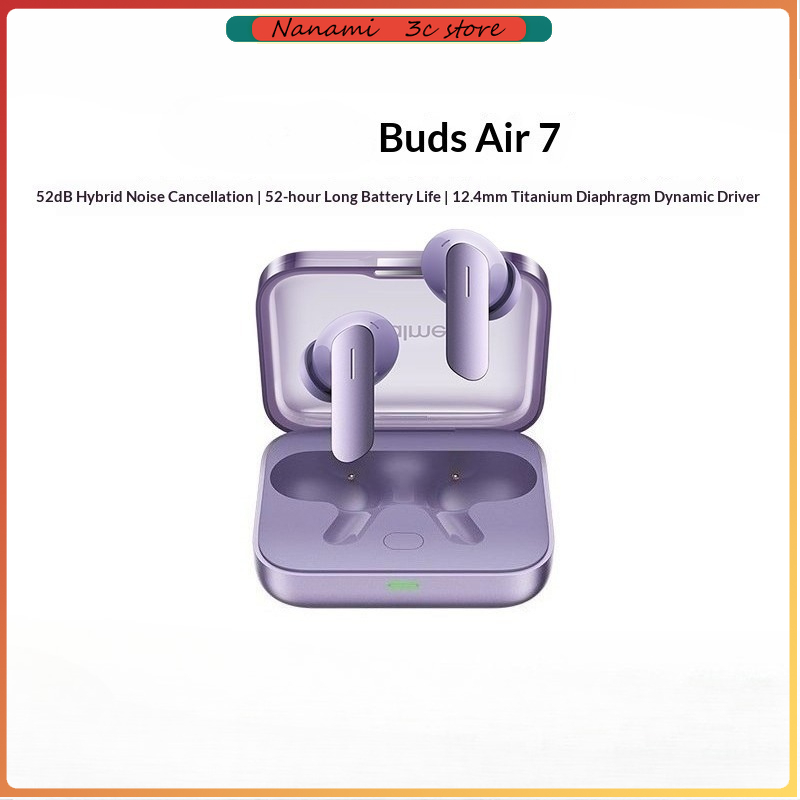 Noise Cancelling Headphone - realme Buds Air 7 Original 52dB