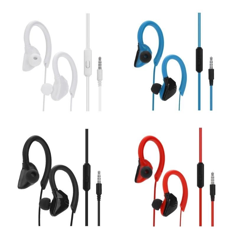 Wired Earphone Mic - Earphone Earbud In-Ear Kabel Olahraga Dengan