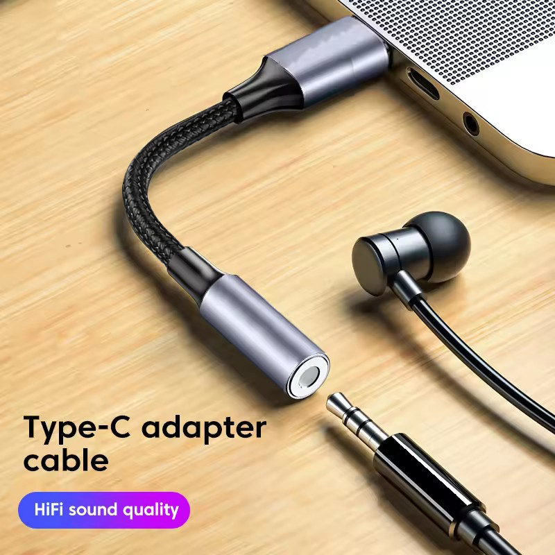 Adaptor Audio USB C DAC Tipe-C - Audiophile Headphone Wired ulasan dan harga