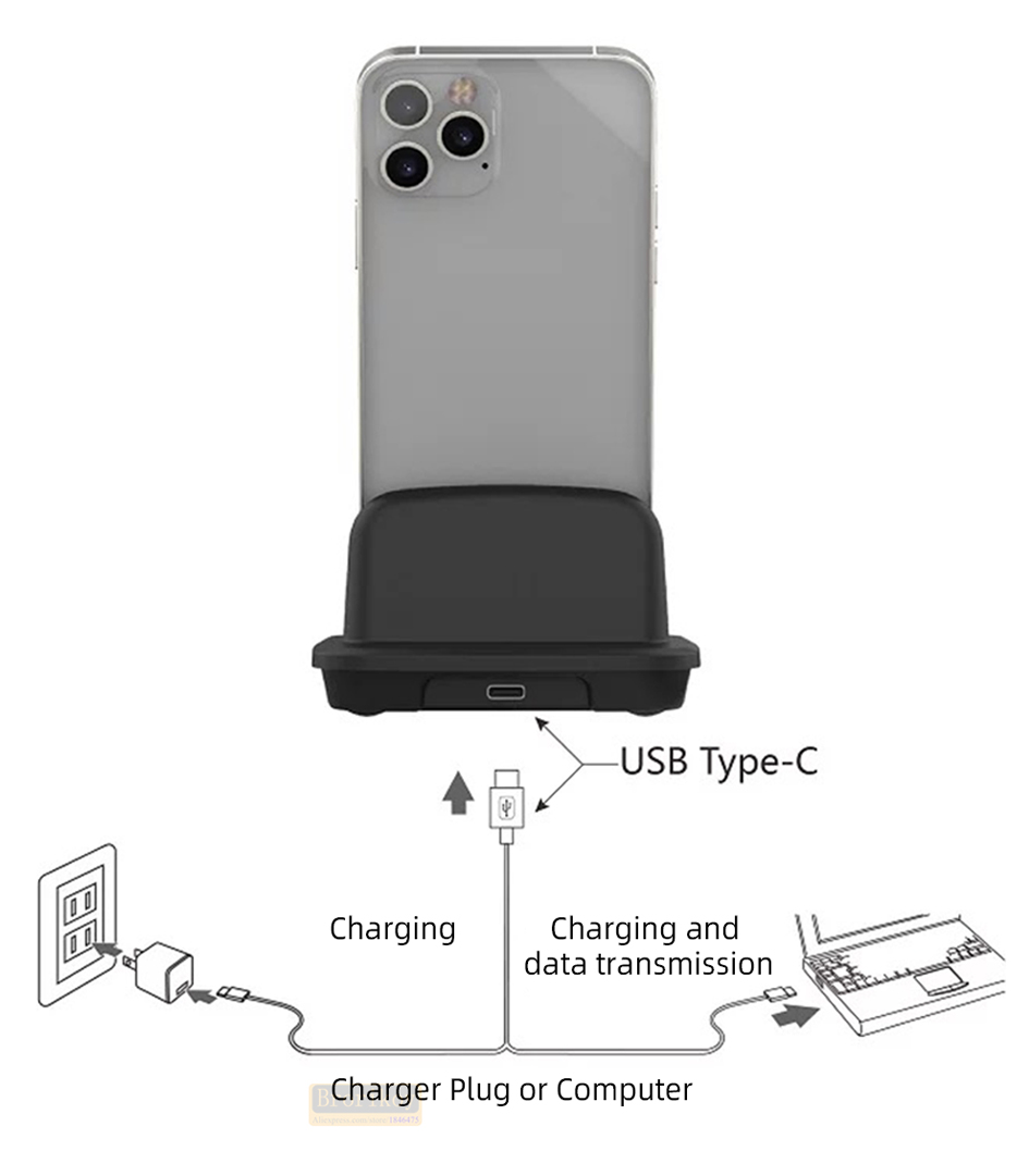 Stasiun Pengisian Daya Nirkabe - Usb C Earphone ulasan dan harga