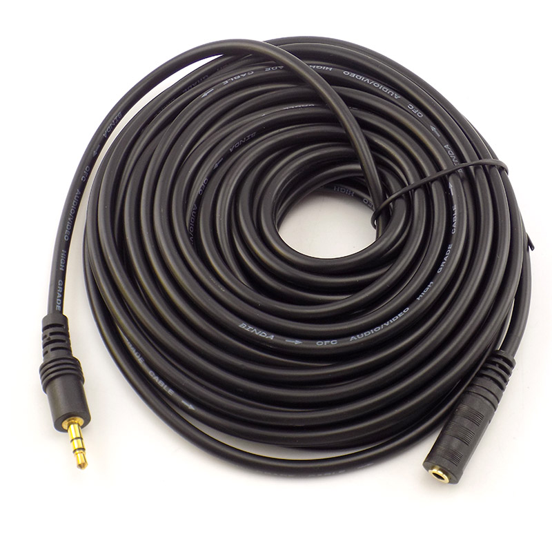1.5/3/5/10M 3.5Mm Stereo Kabel - Cable Extension 3.5 ulasan dan harga
