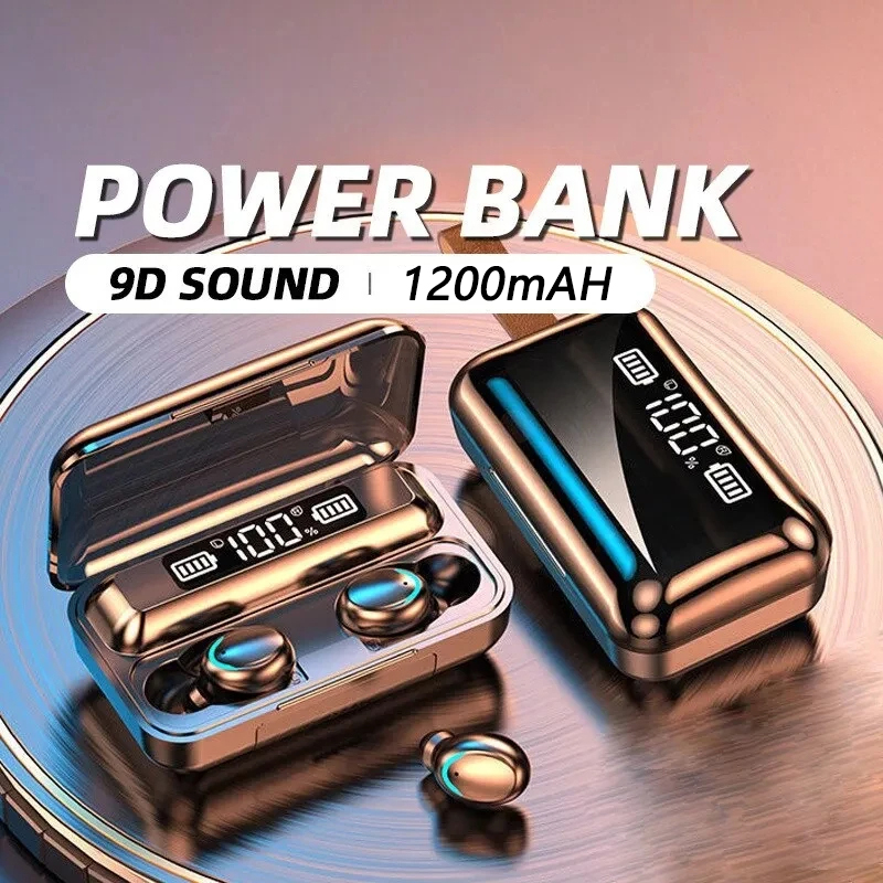 F9 Headphone Nirkabel TWS Head - Wireless Earbuds Tws ulasan dan harga