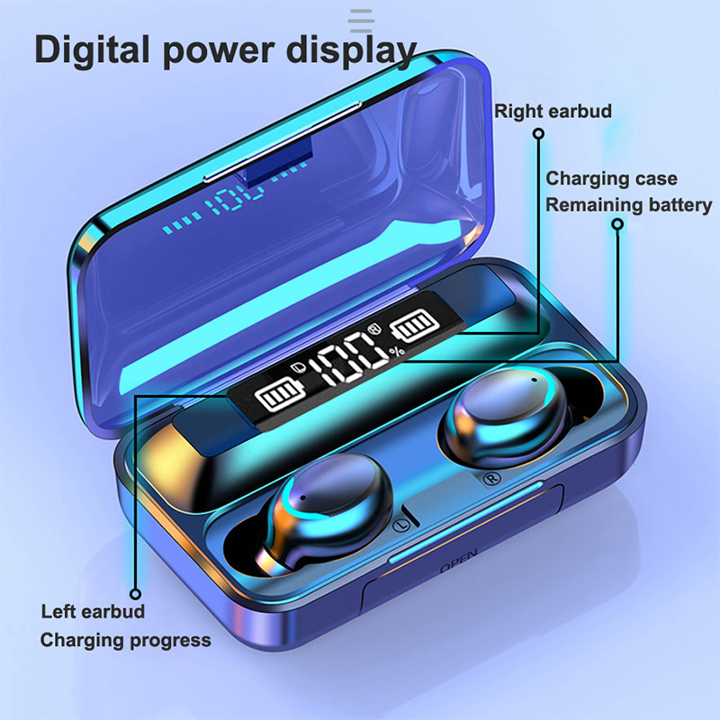 Earphone Nirkabel F9 2026 Laya - Bluetooth Headset On Ear ulasan dan harga