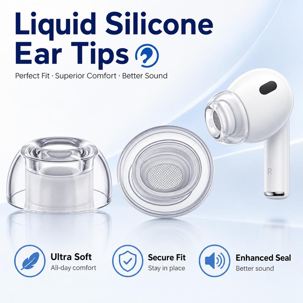 Ujung Telinga Silikon untuk Ai - Silicone Ear Tip Replacement ulasan dan harga