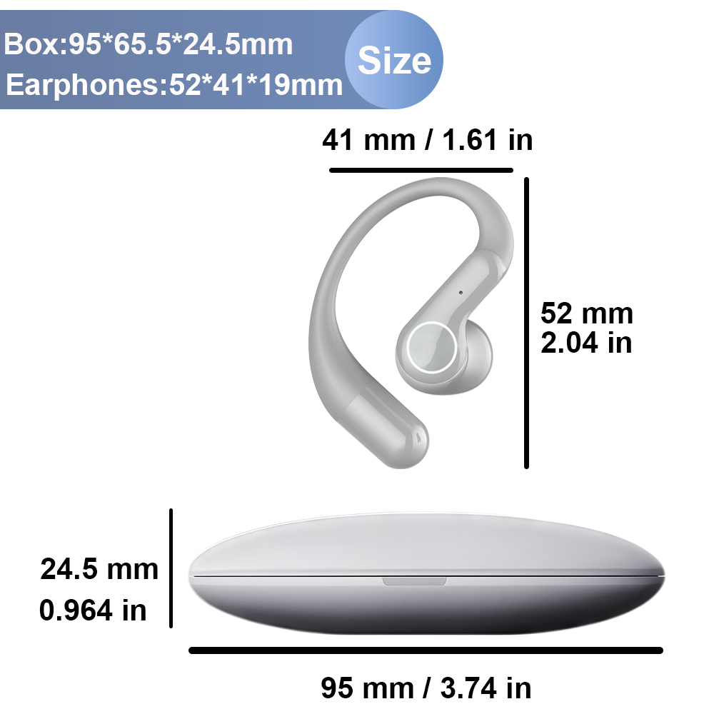 Perangkat Earbud Penerjemah AI - Earbuds Charging Case ulasan dan harga
