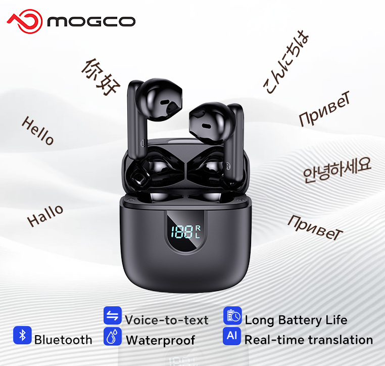 A18 AI Translator Earbuds 164  - Noise Cancelling Headphone ulasan dan harga