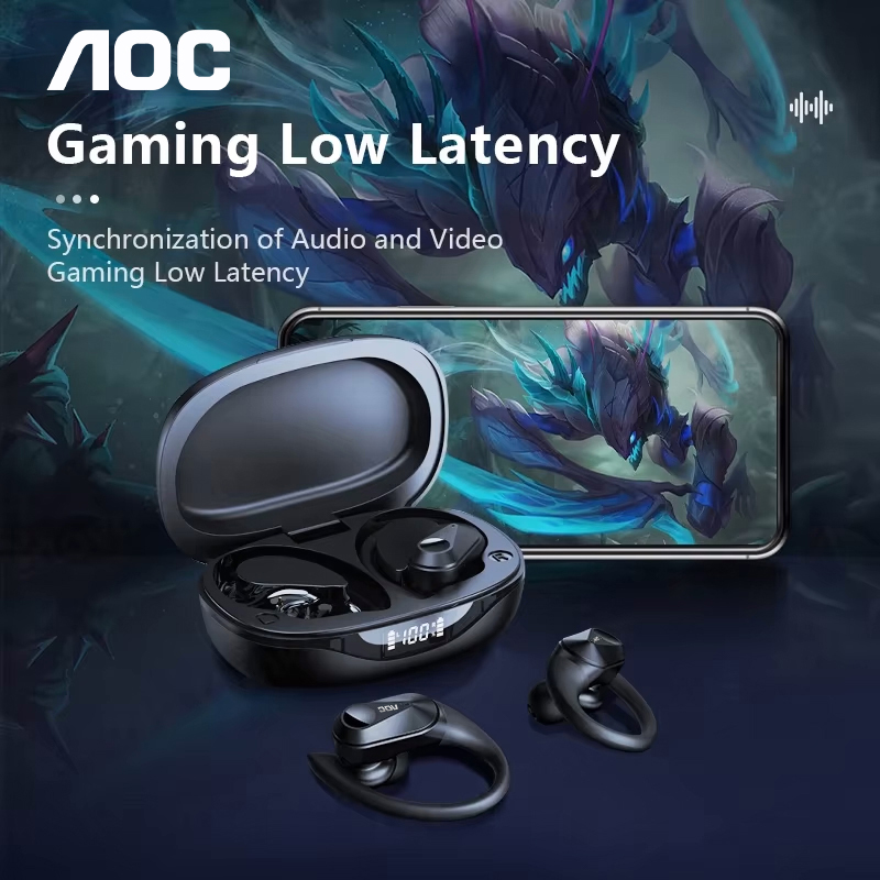 Pilihan AOC Headset Olahraga N - Bluetooth Headset On Ear ulasan dan harga