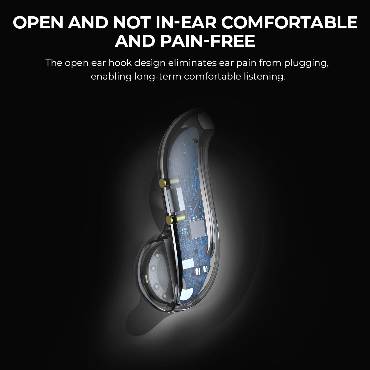 Headphone Bluetooth Open-ear H - Noise Cancelling Headphone ulasan dan harga