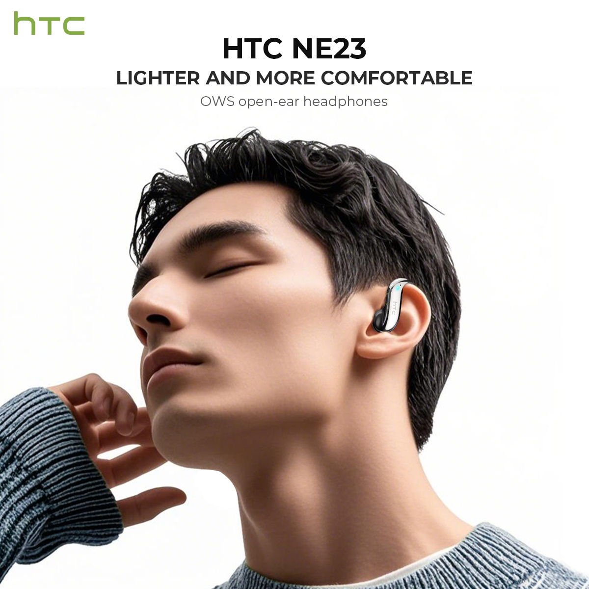 Headphone Bluetooth Open-ear H - Noise Cancelling Headphone ulasan dan harga