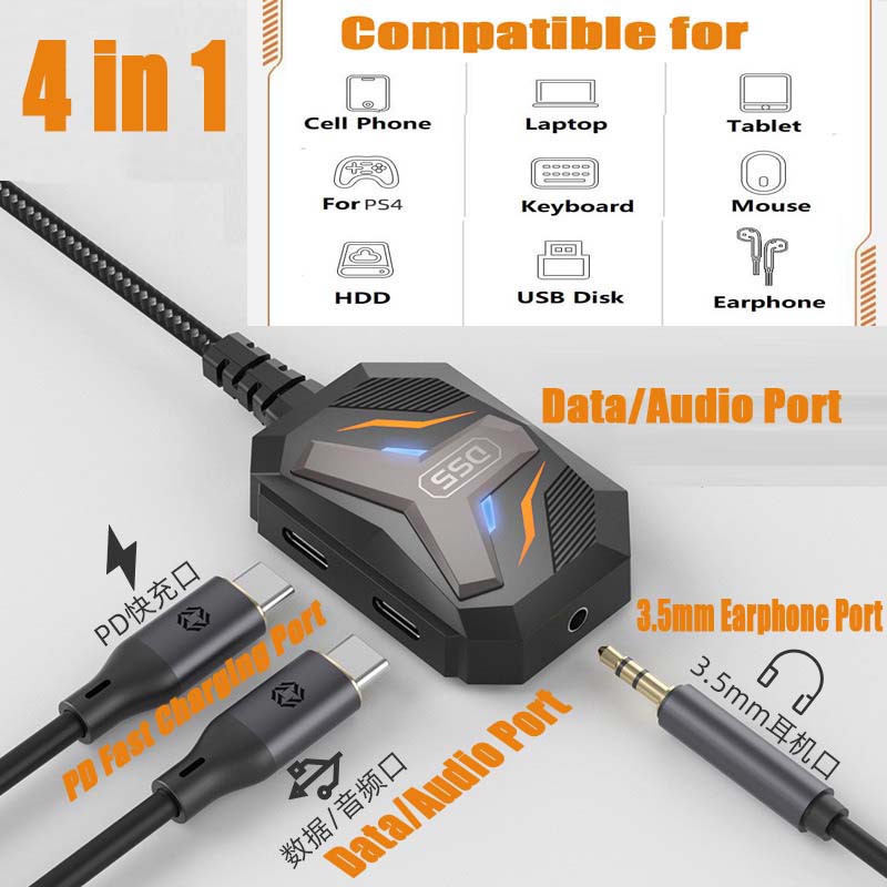 Splitter Tipe C USB C ke Jack  - Earphone Splitter Jack ulasan dan harga