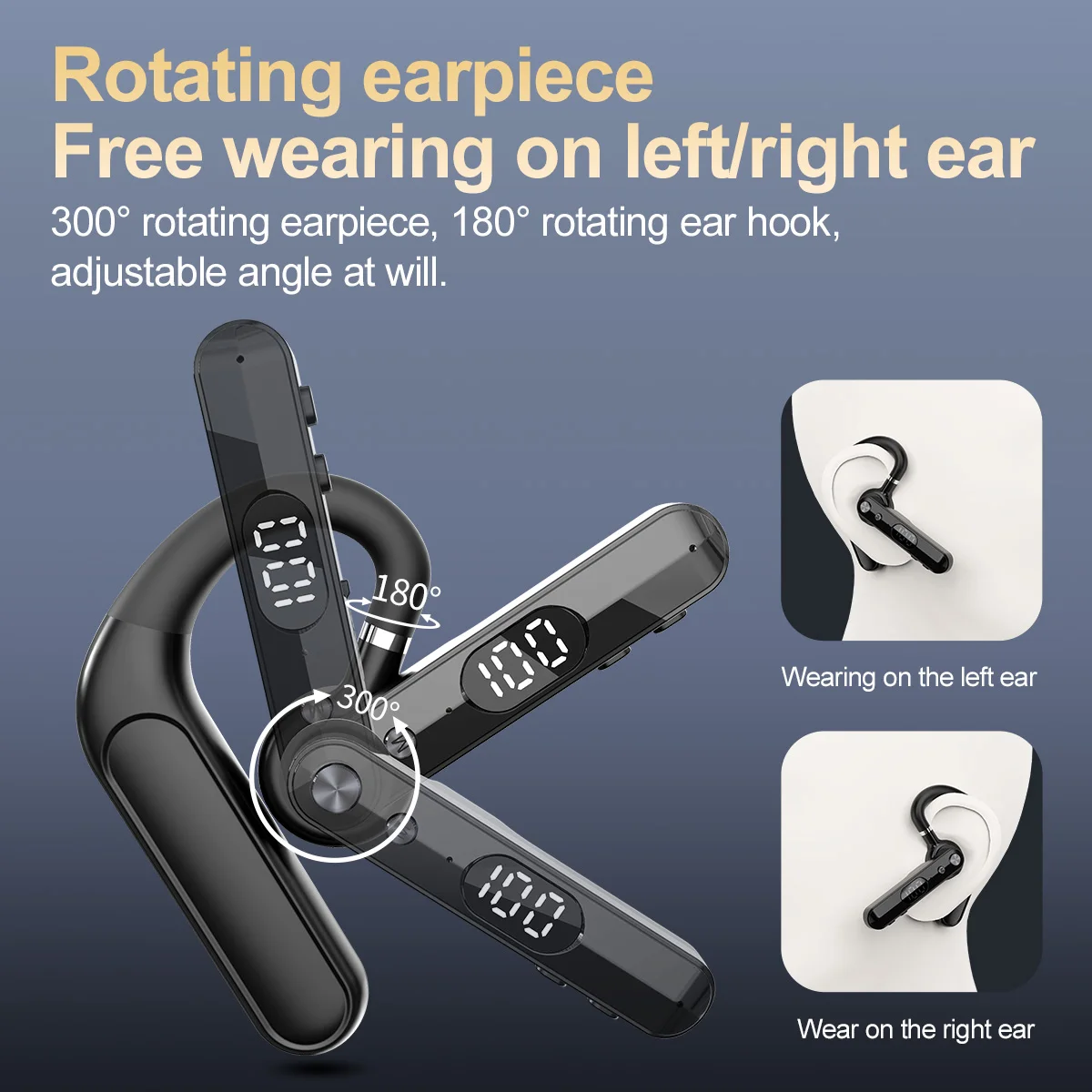 Headphone Bluetooth Nirkabel D - Noise Cancelling Headphone ulasan dan harga