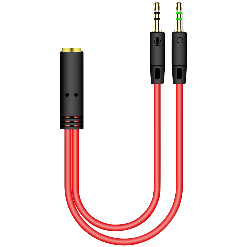 Pemisah Audio adaptor Headphon - Earphone Splitter Jack ulasan dan harga