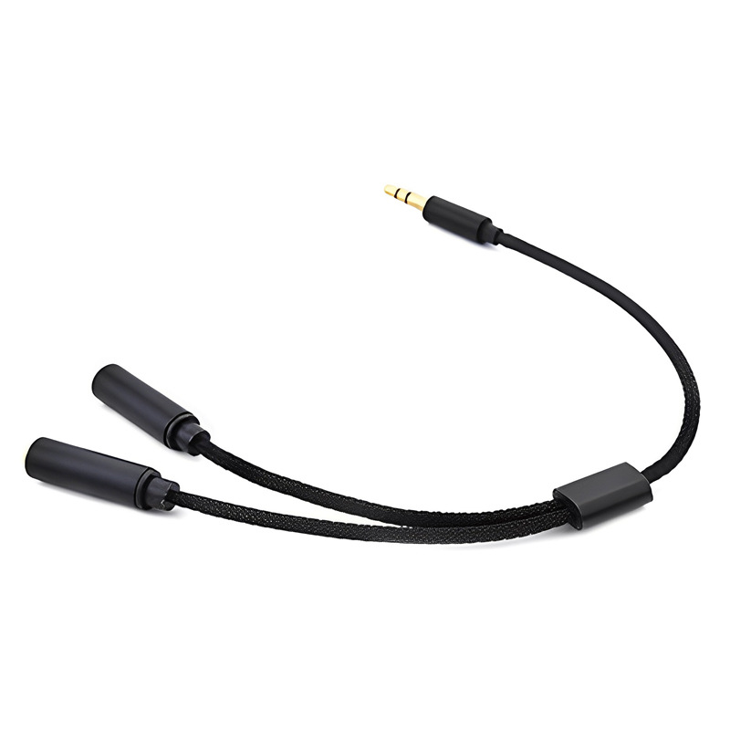 3.5mm pemisah Audio Y Jack 1 M - Earphone Splitter Jack ulasan dan harga